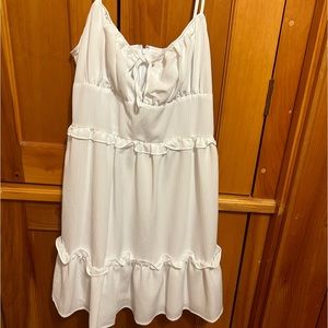 BCBGeneration Crinkled Front Tie Dress